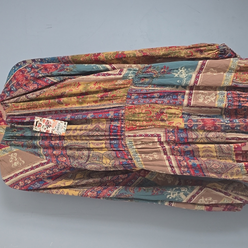 Gimmicks Patchwork Kimono Duster NWT - image 3